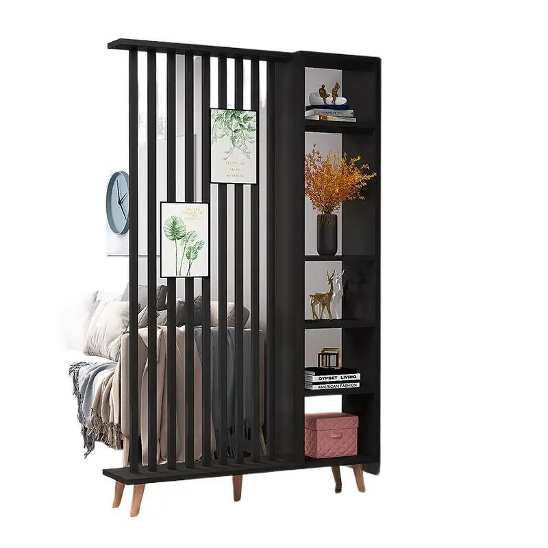 

Entry porch shelves, household solid wood, new Chinese screen partition