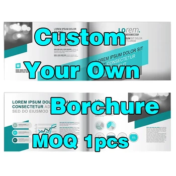 Custom หนังสือหนังสือพิมพ์โบรชัวร์นิตยสารการ์ตูนคู่มือการใช้งานแคตตาล็อกสำหรับบริษัทโฆษณาธุรกิจนุ่ม