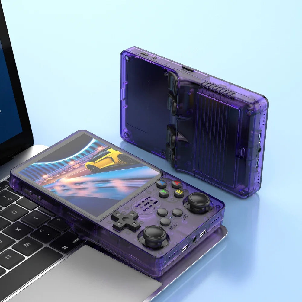BOYHOM R36PLUS Retro Handheld Console 4 Inch IPS Scherm 64 GB 128G WiFi NES SNES Game Boy Advance N64 PS1 PSP Emulator