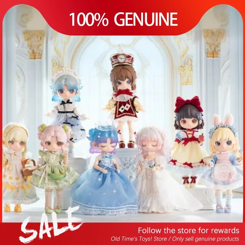

Genuine Liroro Fairy Tale House Series Blind Box Cute Desktop Ornamen Anime Figure 12 Point Bjd Dolls Toy Children Girls Gift