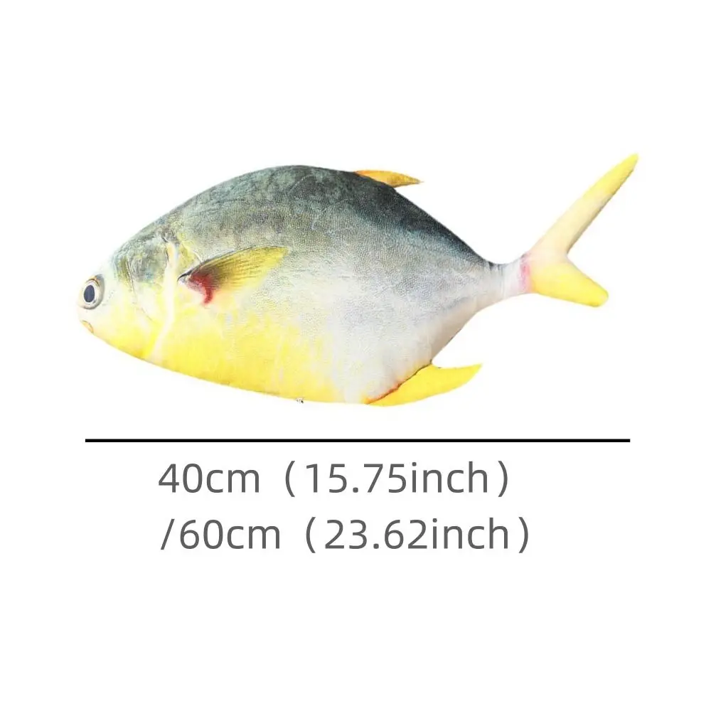 Jouets en peluche de Simulation de poisson de mer en coton PP, poupée en peluche de poisson de mer drôle, orade de poisson doux, oreiller de couchage, cadeaux pour enfants