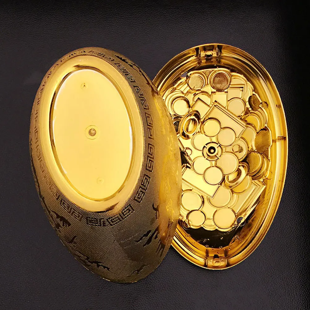 

1Pcs Gold Ingot Candy Box Creative Candy Storage Container Wedding Sweets Gift Plastic Snack Holder Snacks Storage Box