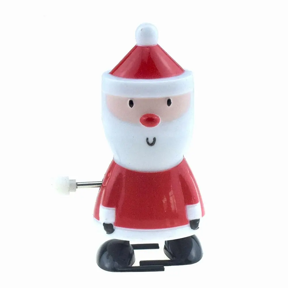 Christmas Series Wind-up Jumping Elk Snowman Christmas Clockwork Shake Head Cartoon Santa Walking Party Interactive Props