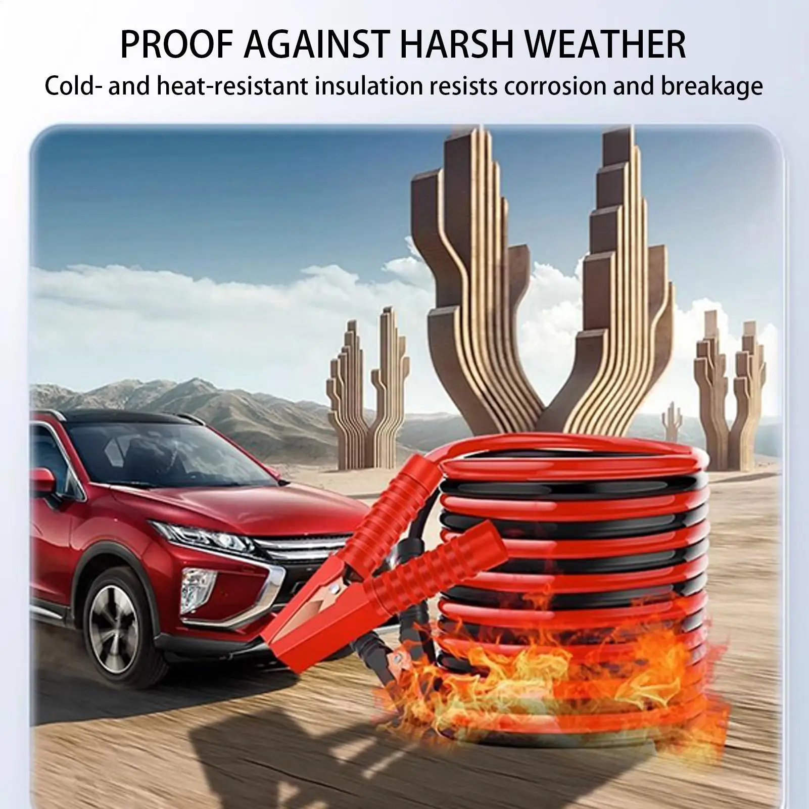 

Перемычки для грузовиков, утолщенные портативные стабильные усилители инструментов, усиливающие кабели для автомобиля, грузовика, авто, зимние путешествия на открытом воздухе