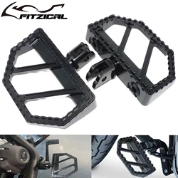 Motorcycle Front Foot Pegs Black Floorboards Pedal Footrest For Harley Softail Breakout FXLRS Low Rider Fat Boy FXBRS 2018-2023