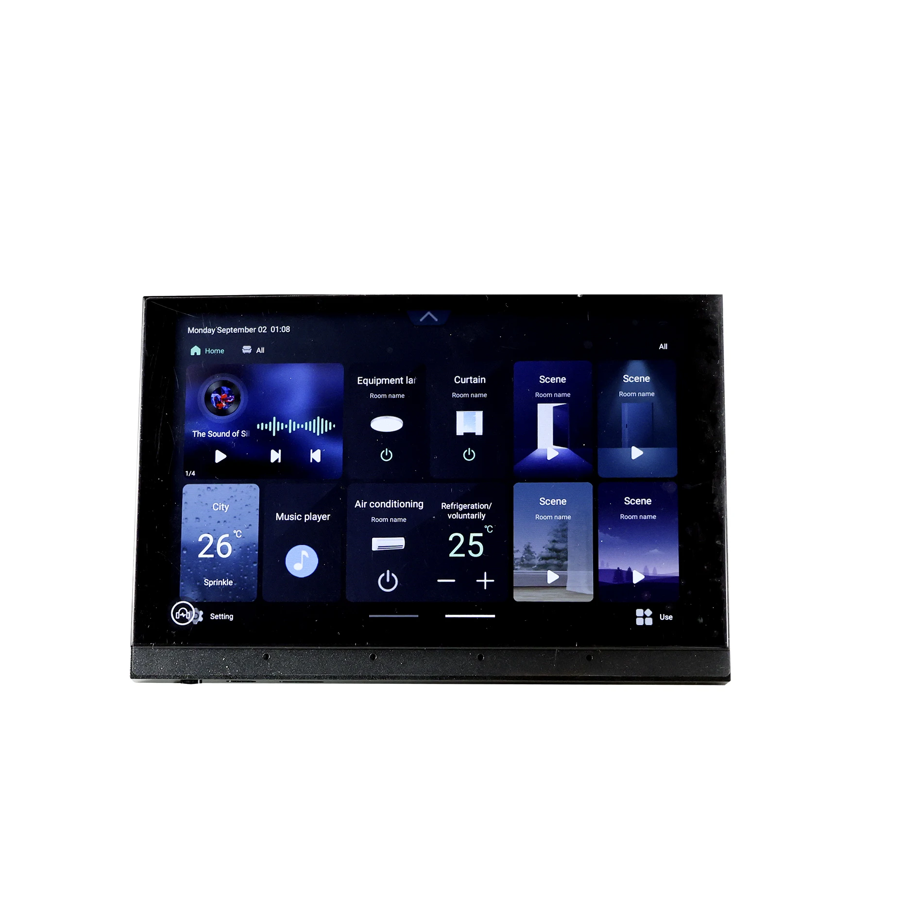 

8-channel 30W Wall Mounted Amplifier with 4 Zone Controls