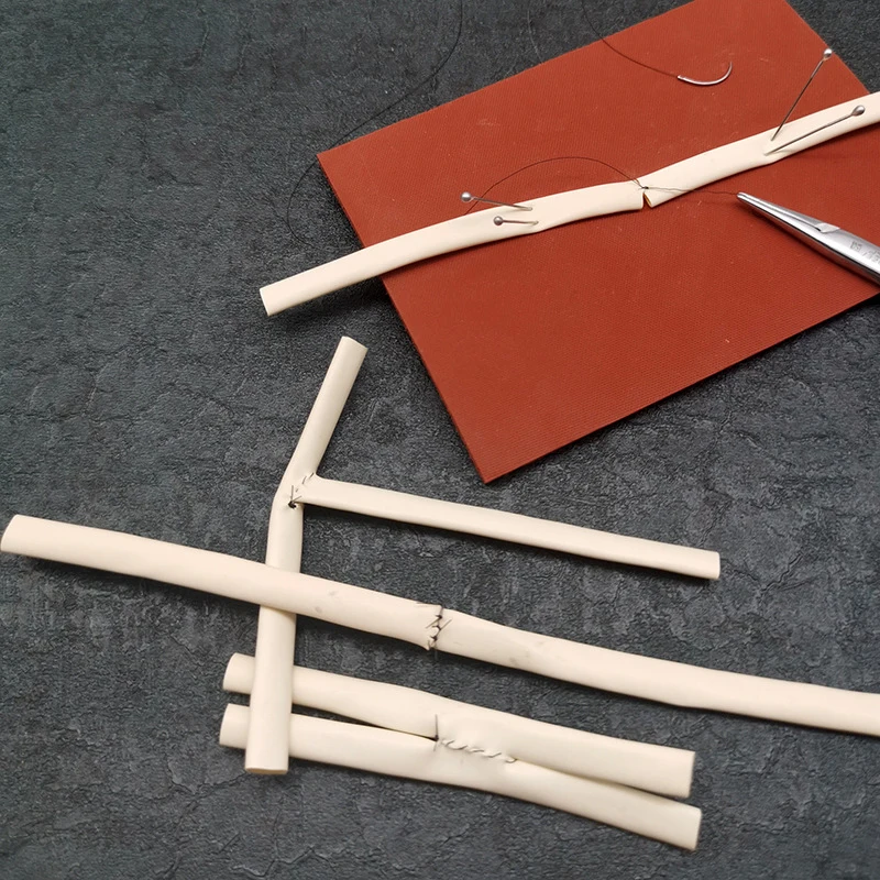 

Microsurgery Anastomosis Simulated Blood Vessel Suture Skill Training Model Blood Vessel Suture Lab Supplies