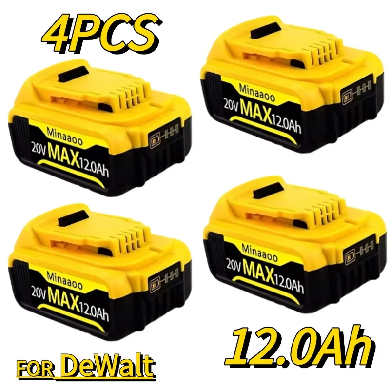 

12000MAH For Dewalt DCB200 Replacement Battery Compatible For Dewalt 20V Tools DCB120 DCB182 DCB200 DCB609 Battery