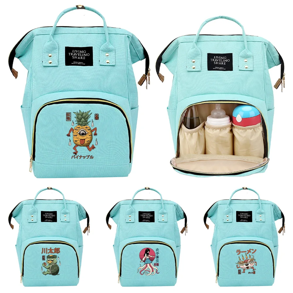 

Multi-function Mommy Bag Large Capacity Travel Organizer Bags Diaper and Bottle Storage Backpack Waterproof Mummy Backpack