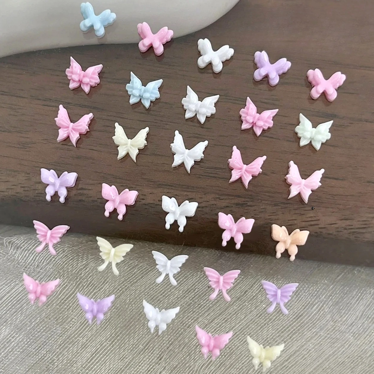 

Cute Butterfly Cherry Strawberry Heart Star Rivet Christmas Snowflake Bowknot Flower Pearl Nail Art Accessories Decorations Tool
