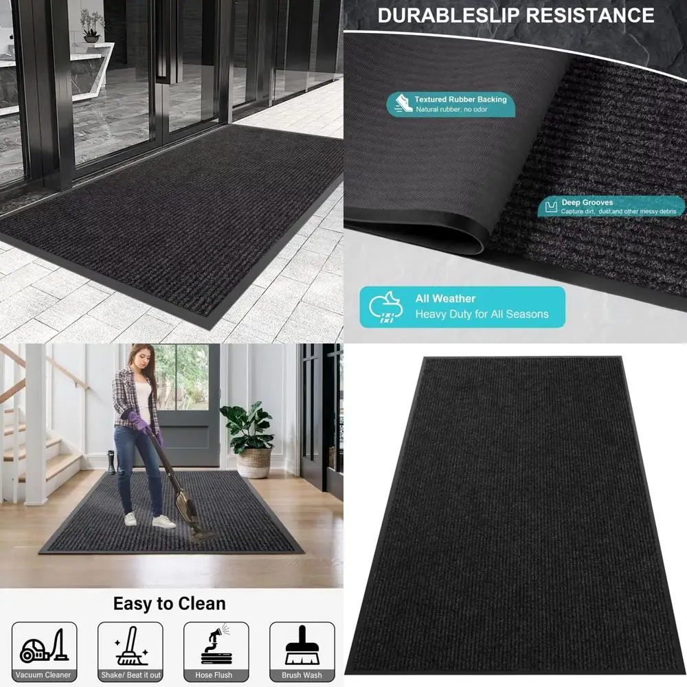 

Customized Heavy Duty Waterproof Entrance Doormat, Commercial Grade, All Weather, Rubber Backing, 2x11 Feet Sizes