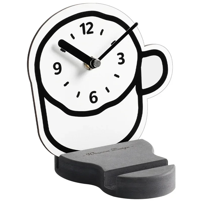 

Entrance clock placement clock ornament home living room desktop creative bracket decoration