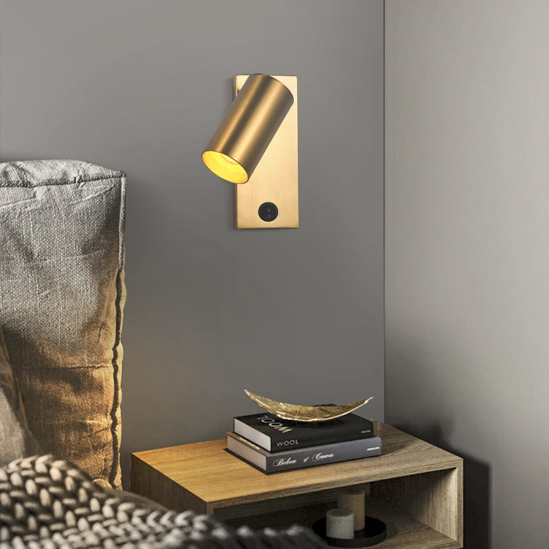 

Simple LED Wall Lamps for Living Room Bedroom Bedside Aisle Corridor Light Indoor Home Wall Light Black Gold Modern Light Sconce