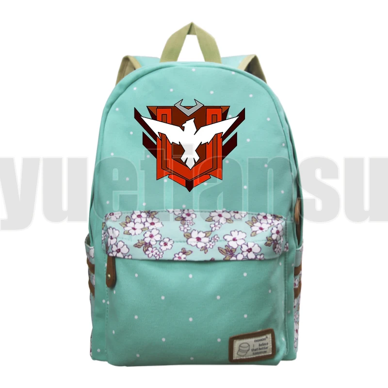 2022 jogo quente livre fogo mochila para estudante harajuku floral notebook sacos de escola adolescentes meninas portátil bookbag feminino travelbags