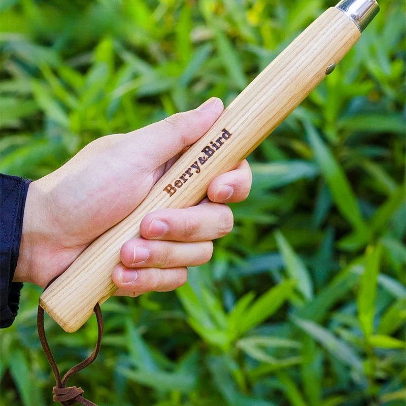 Gardening Forest Stainless Steel Small Hoe Portable Short Wooden Handle Hoe Household