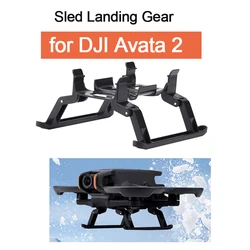 Sled Landing Gear for DJI AVATA 2 Drone Accessories,Foldable Extended Landing Legs Kit for DJI AVATA 2 Drone Protector