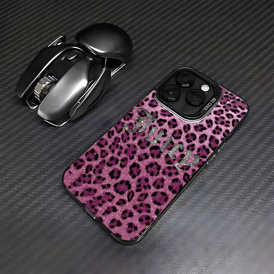 Funda J-Juicy C-Couture para iPhone 17 16e 16 15 14 13 12 11 mini Pro Max X XR XSMAX 8 7 Air Plus trasera mate anti caídas 3