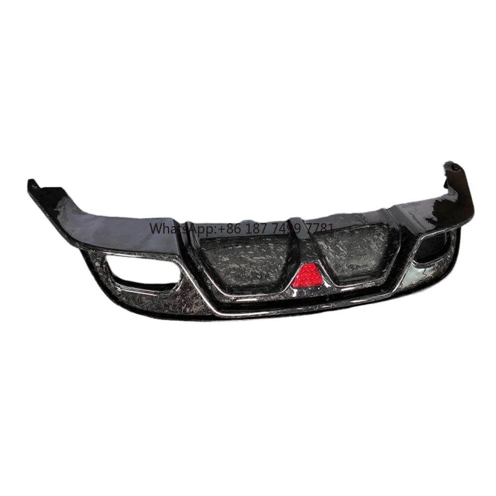 

For . F-type 2013-2019 Forged Carbon Fiber LED Light Rear Diffuser Body Kit