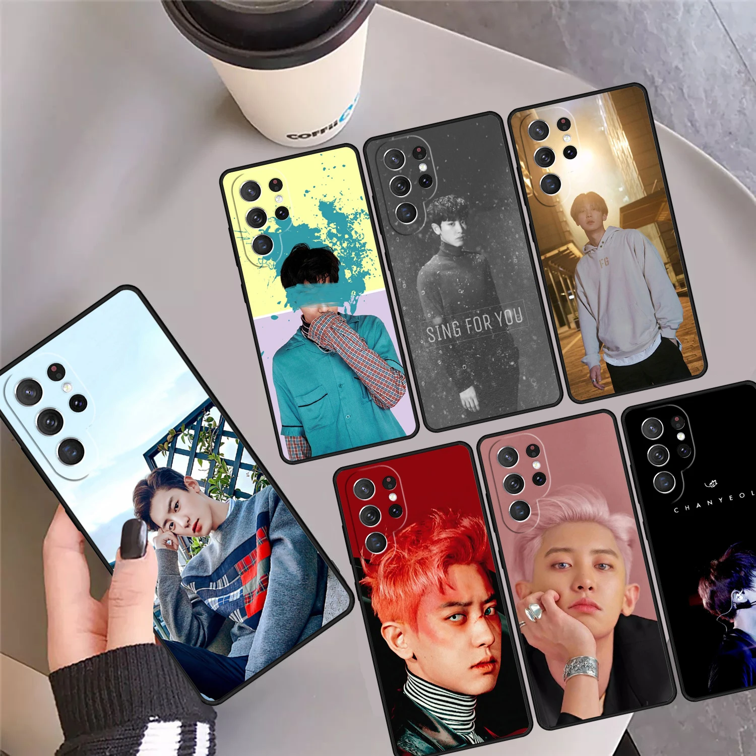 Чехол Chanyeol для телефона, чехол для Samsung Galaxy S24 Ultra 23 S22 Plus S21 FE S20 S8 S9 S10 Note 10 Pro Note 20 Ultra