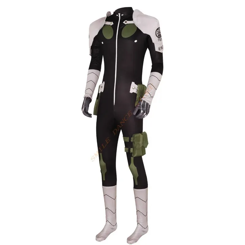 

Anime Kaiju No. 8 Soshiro Hoshina Cosplay Costume Jumpsuits Gloves Purple Hair Defense Force Hibino Kafka Battle Onesie Hallowe