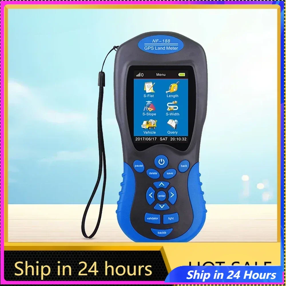 

[100% НОВЫЙ] NF-188 GPS измеритель наземления с цветным экраном Оборудование для измерения площади Приемник Сетевые инструменты для Outdoo