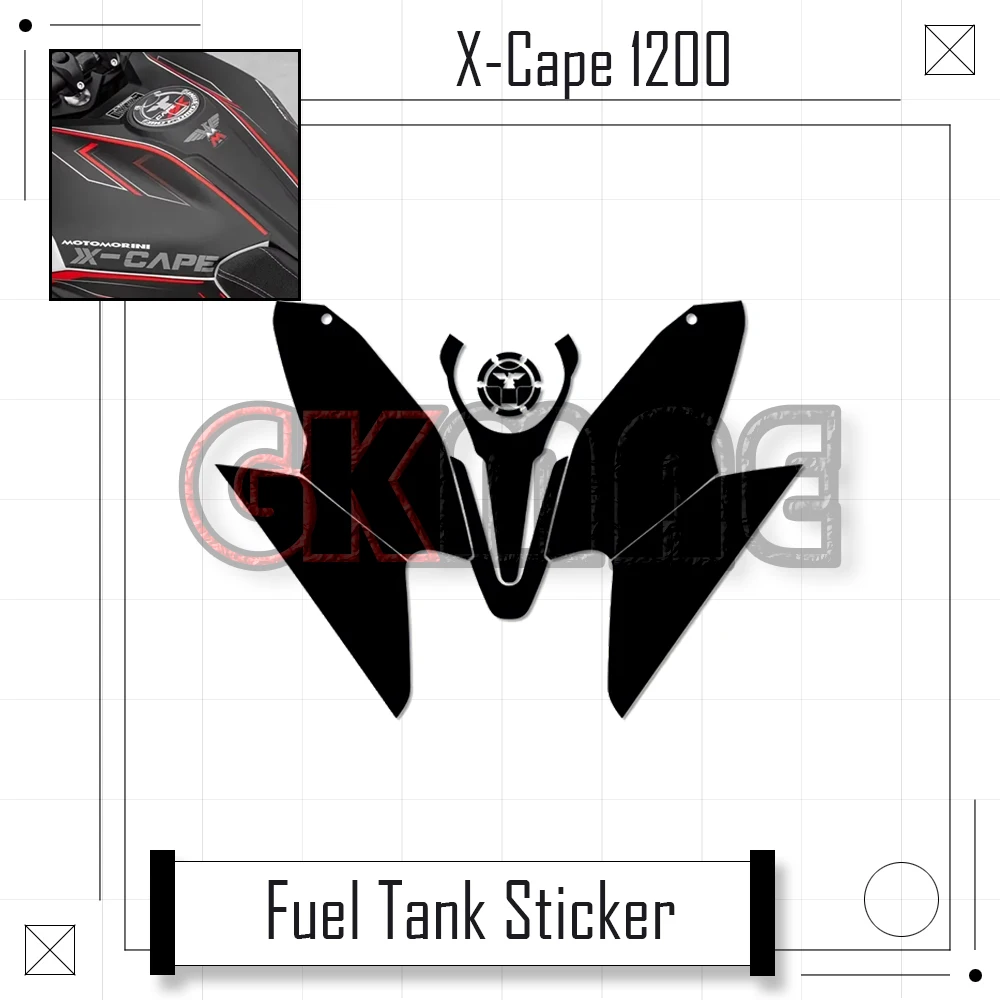 

For Moto Morini X-Cape 1200 X-cape 1200 2026 Motorcycle Modified Anti-wear Oil Tank Sticker Anti-slip Stickers