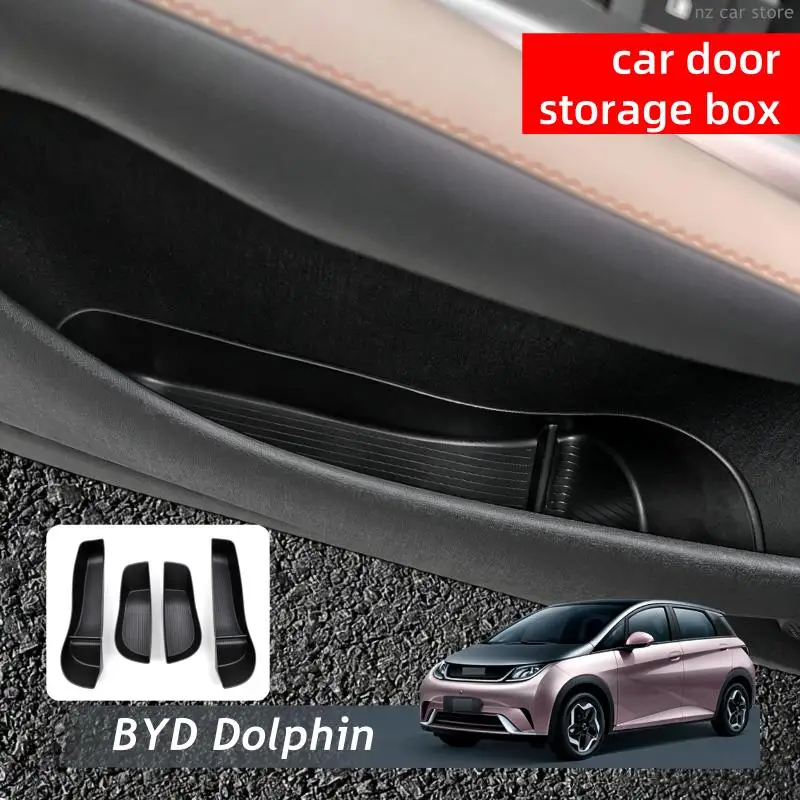 For BYD Dolphin EV 2026 2025 2024 2023 Car Door Gate Slot Storage Box Interior Accessories