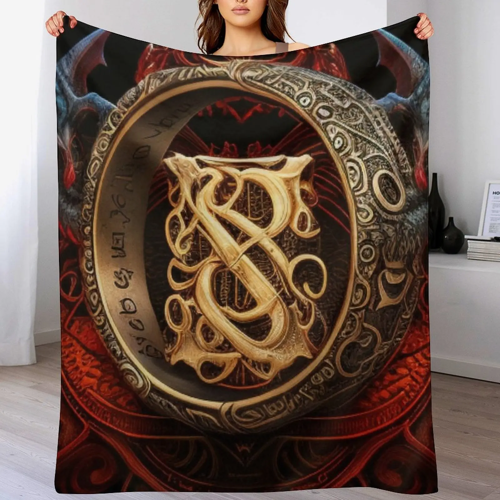 lord of the rings Throw Blanket Tourist Thermal Sofa Blankets