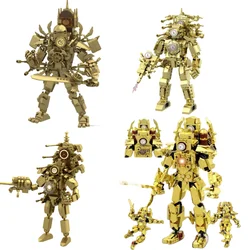 New Titan Revenge Gold Clock Man Regression Skibidi Toilet Building Block Toys Monitoring King Sword TV Kids Toys Navidad Gifts
