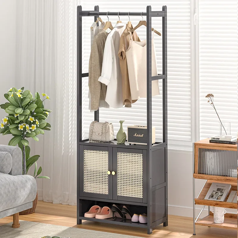 &Coat Rack Floor-to-ceiling Bedroom Hanging Hanger Household Room Hanging Clothes Rack Multifunctional Integrated Storage Rack