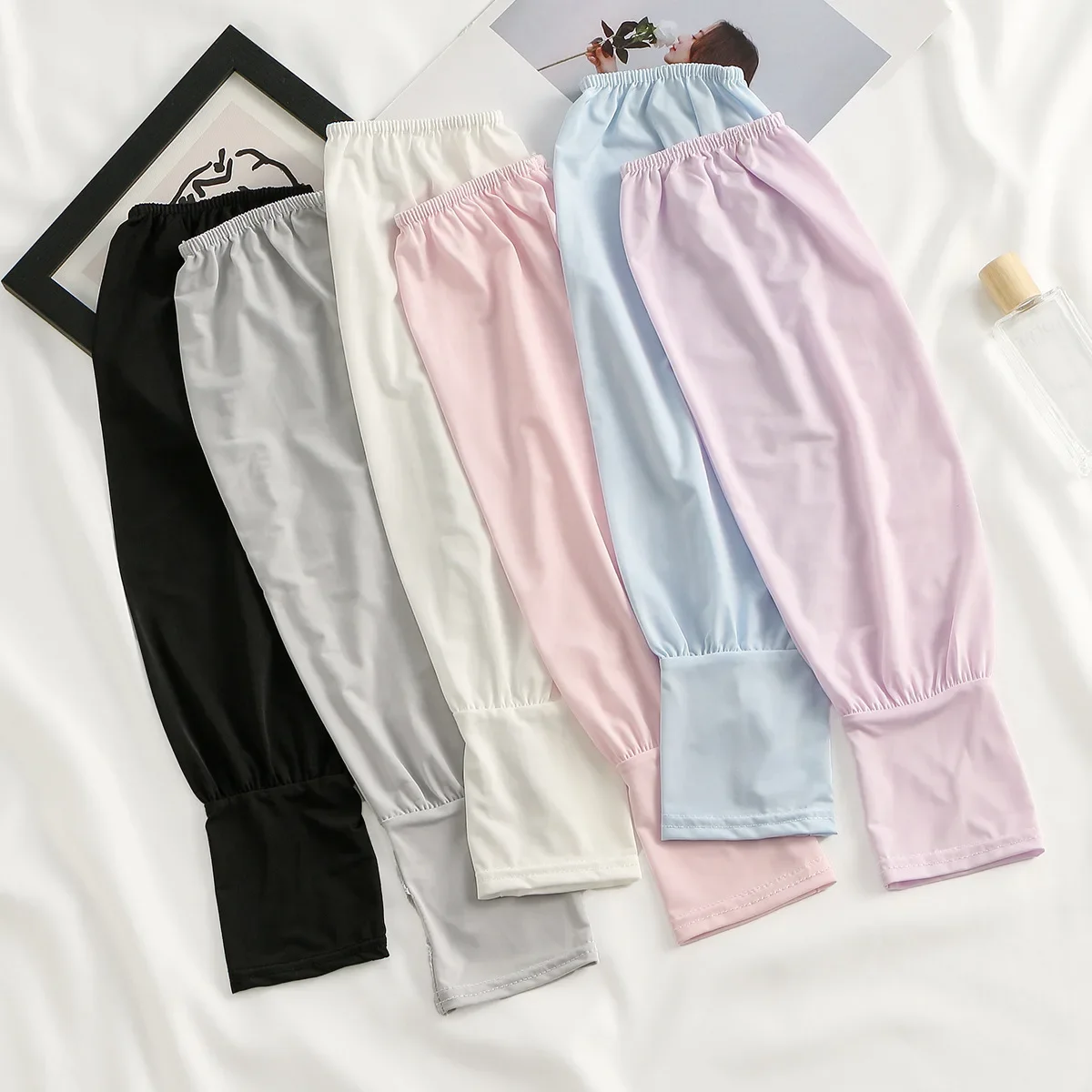 

Солнцезащитные рукава, манжеты, защита от УФ-излучения, ледяной шелк, товары для путешествий на открытом воздухе, велоспорт, вождение, спортивные женские нарукавники