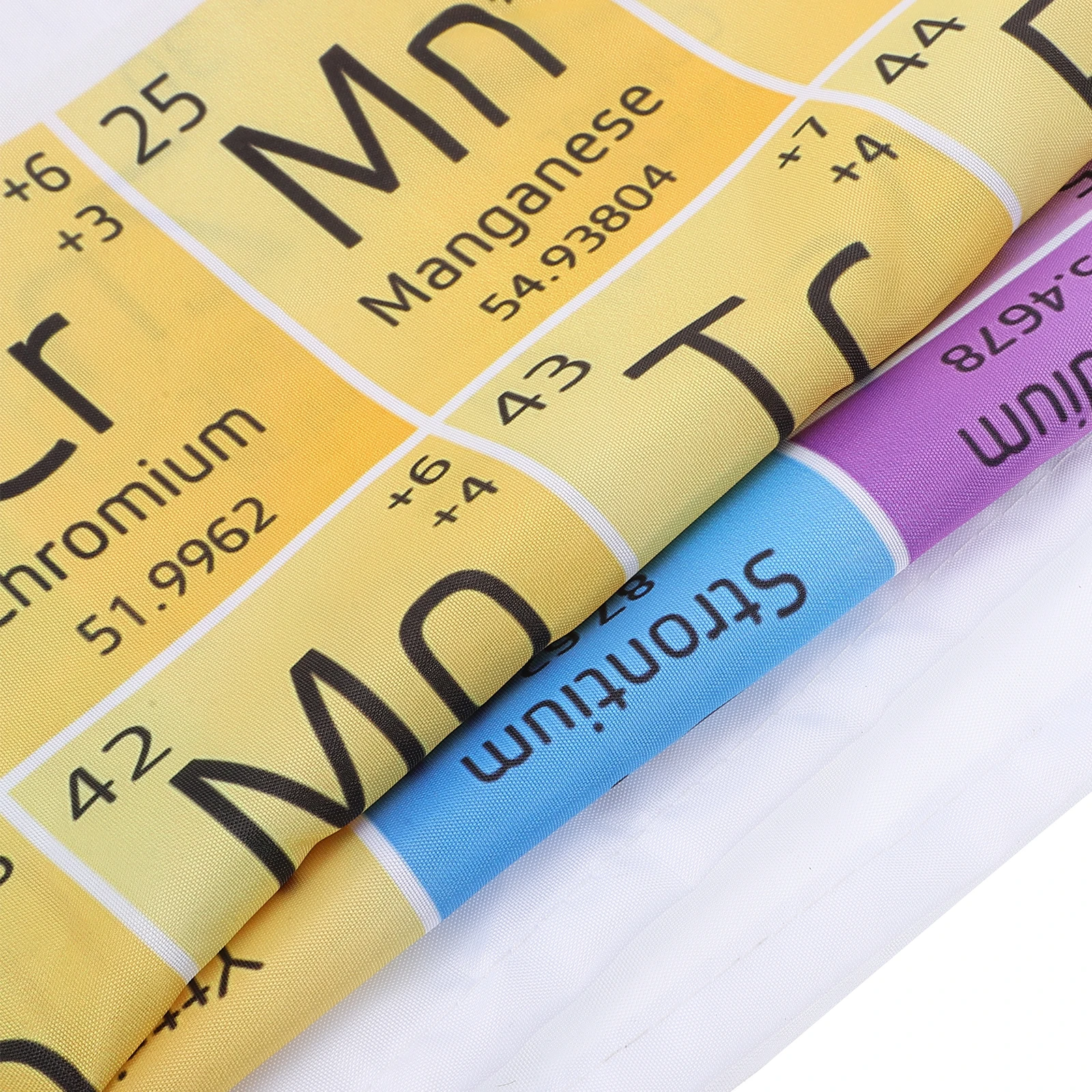 

Periodic Table Shower Curtain Waterproof Large Polyester Chemistry Print Bath Curtain Learning Bathroom Backdrop