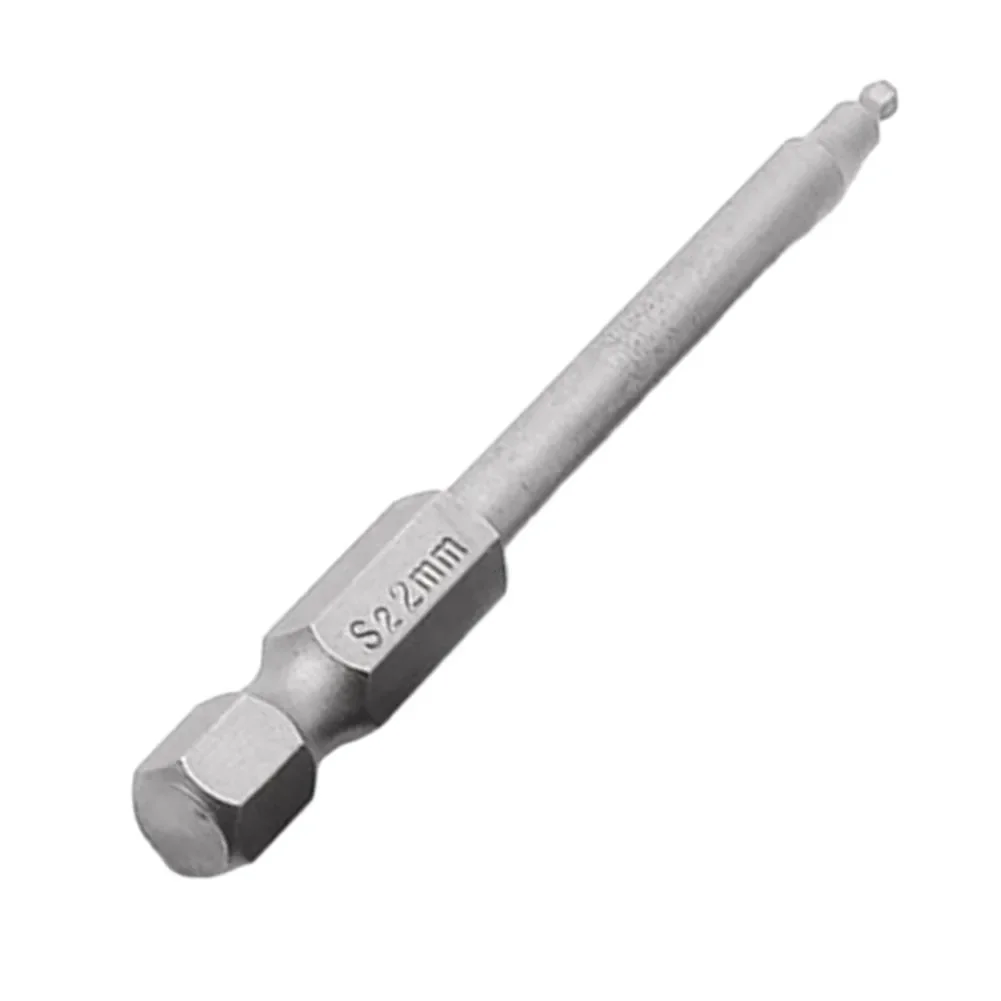 

Ball End Electric Screwdriver Bit 65mm Hex Shank Wrench Drill Bits Alloy Steel Hex Screwdriver Driver .5H3H4H5H6H8