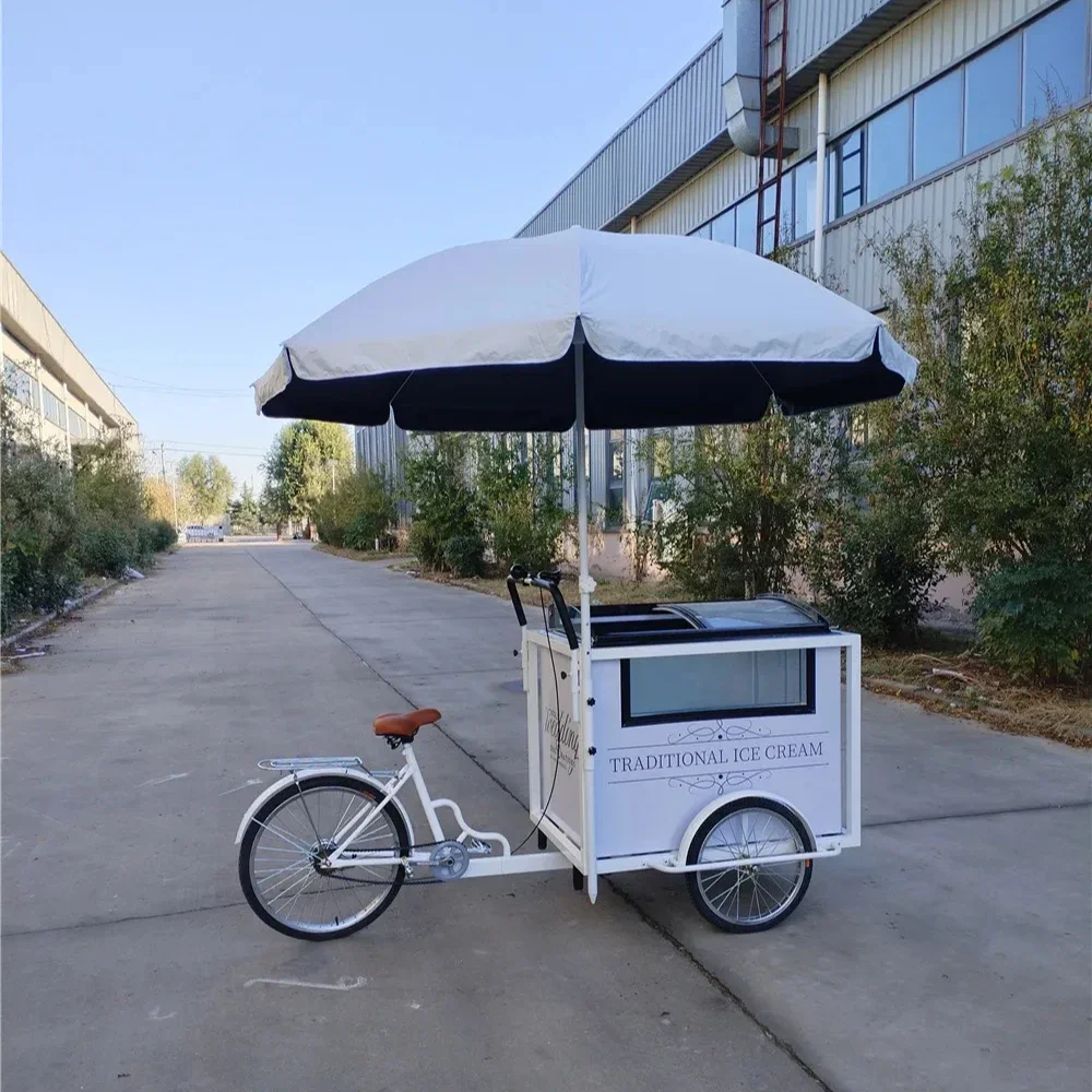 Ice cream tricycle / cart / bikes for sale bicycle with freezer