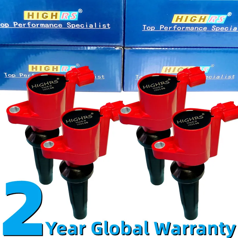 Ignition coil pack fit Ford Focus Escape Transit Connect Mercury Mariner Mazda Tribute 2.0L 2.3 L4 FD505 DG541 4M5Z12029BC DG507