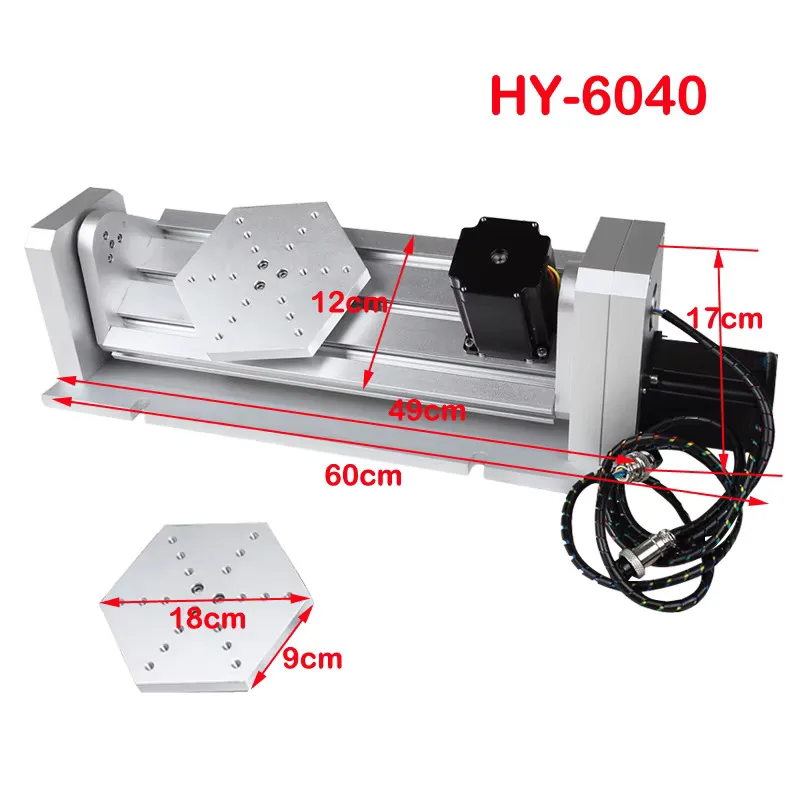 Mini incisione verticale 3D Hine Router CNC a 5 assi