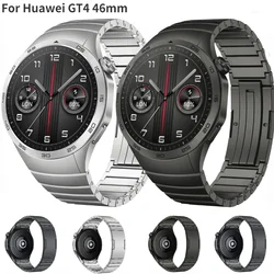 Metal Strap for Huawei Watch GT4 46mm Smart Watch Original Replaceable No Gap Wristband for Huawei Watch GT 4 46mm Steel Strap