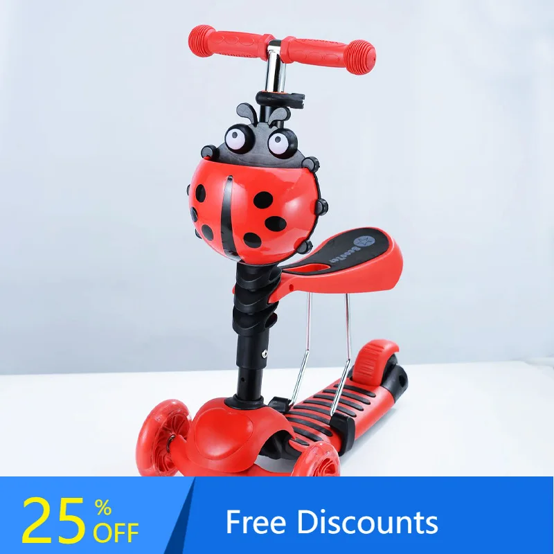 Hulajnoga dziecięca 3w1 dla chłopców i dziewczynek, deskorolka dla maluchów