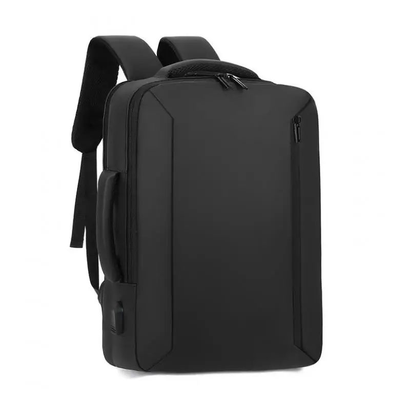 

Новый стиль, простая школьная сумка, повседневная многофункциональная многослойная сумка для компьютера большой емкости, деловой мужской рюкзак