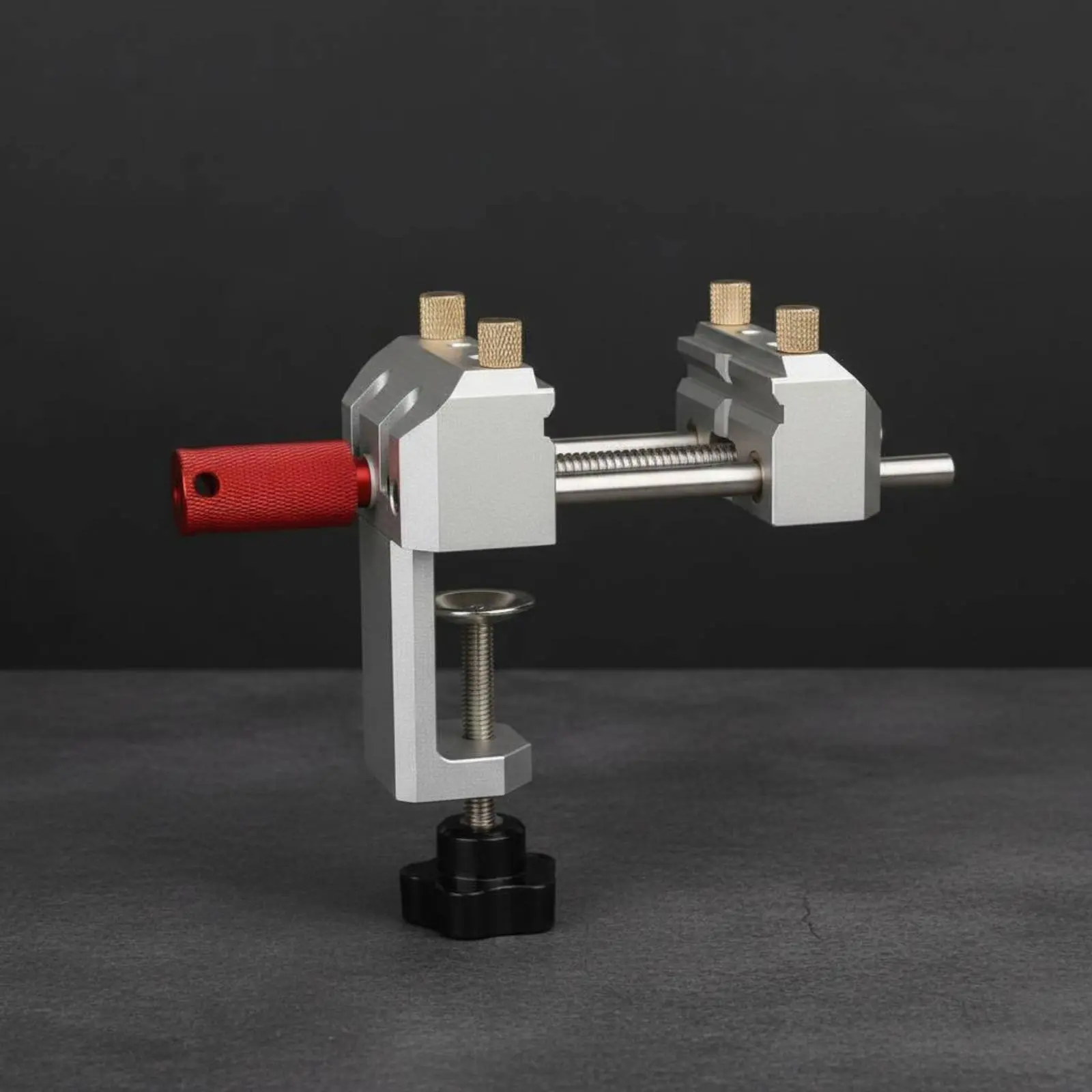

Aluminum Bench Vise Stable Design Mini Table Vise Mini Table Vice Easy to Clean Small Work Clamp CNC Machined for Home Workshop