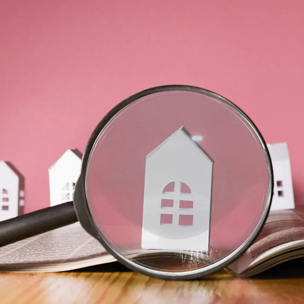 

10 Pcs 3D Magnifying Glass Lens Focal Convex Optical for Teaching Clear Acrylic Optics Kits Transparent Double Physics