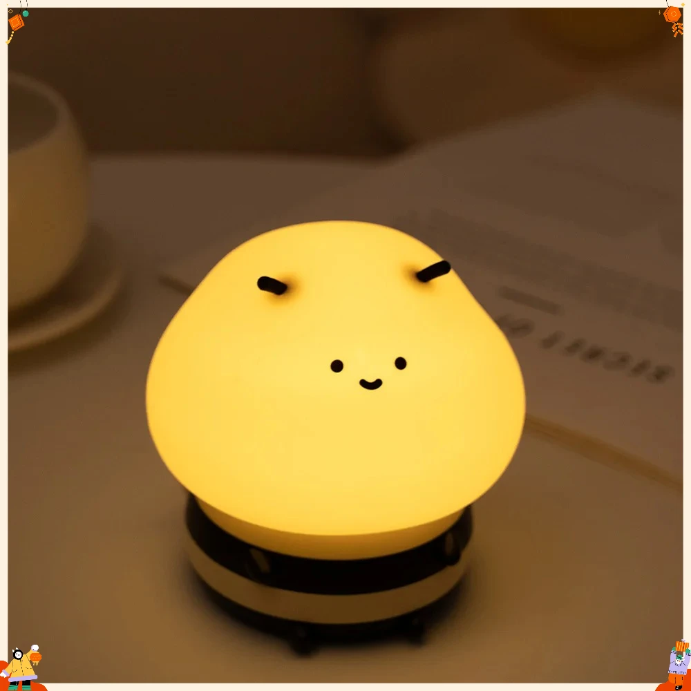 led-ナイトライト蜂クリエイティブベッドサイドルーム装飾雰囲気-led-ライトデスクランプ常夜灯子供用クリスマス誕生日ギフト
