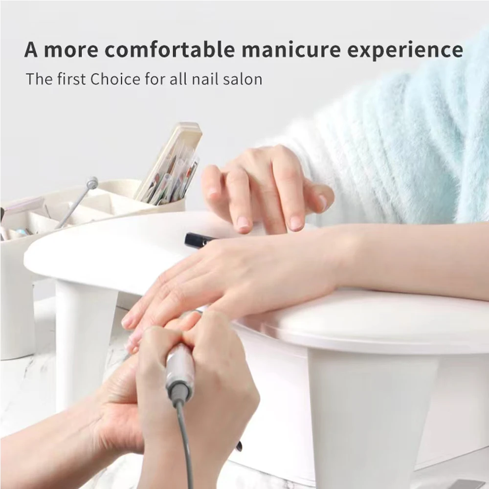 U2 Lifting Butterfly Foldable Nail Hand Pillow, Light Luxury Inclined Manicure Hand Rest Soft Hand Pad for Nail Tech Salon Use