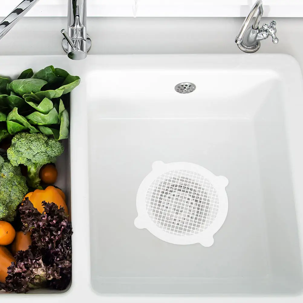 20Pcs Disposable Drain Hair Catcher Filter Sticker Easy Install Shower Bathtub Kitchen Floor Sink Strainer Filter Clog Stopper view 3