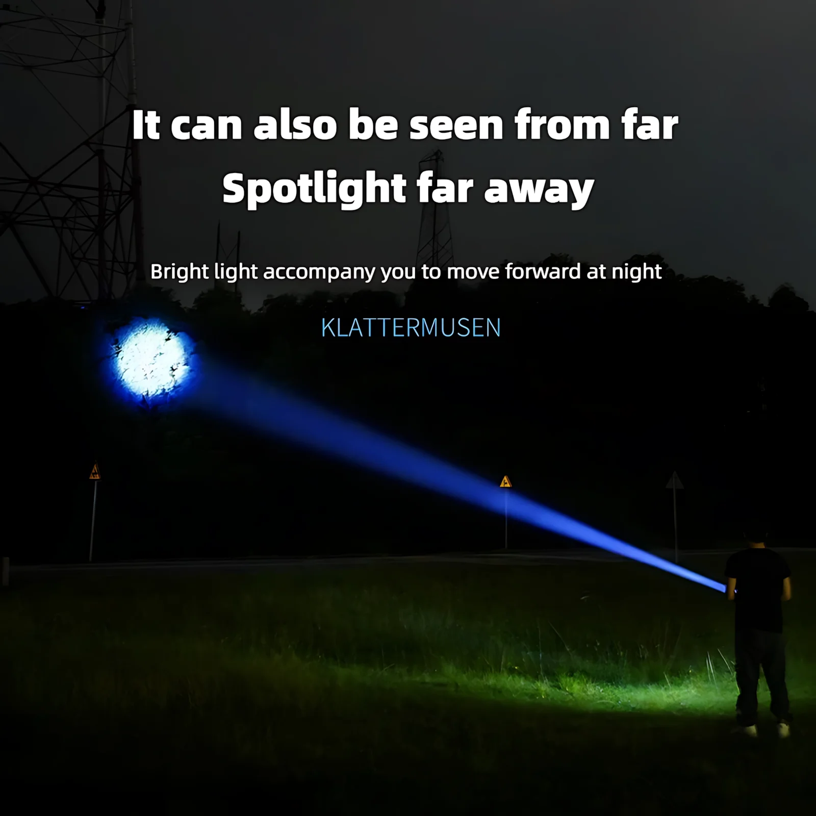 Lanterna de 2000 Lúmens com Laser Branco, Dissipação de Calor, Zoom, Recarregável USB-C, 5 Modos de Luz e Resistente à Água para Caça, Ciclismo, Camping e Emergência