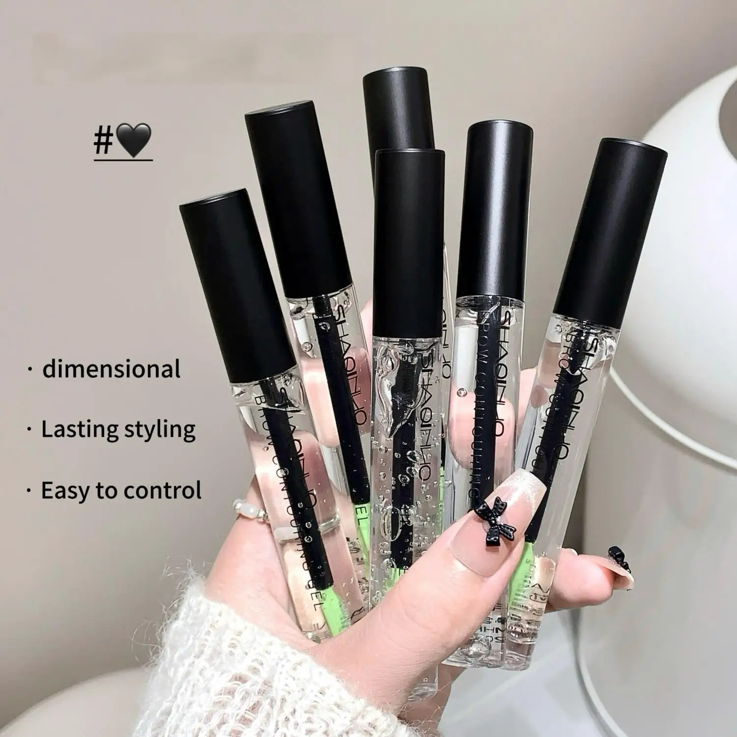 Eyebrow Shaping Gel Transparent Eyebrow Soap Waterproof Long-Lasting Makeup Natural Three-Dimensional Eyebrows Styling