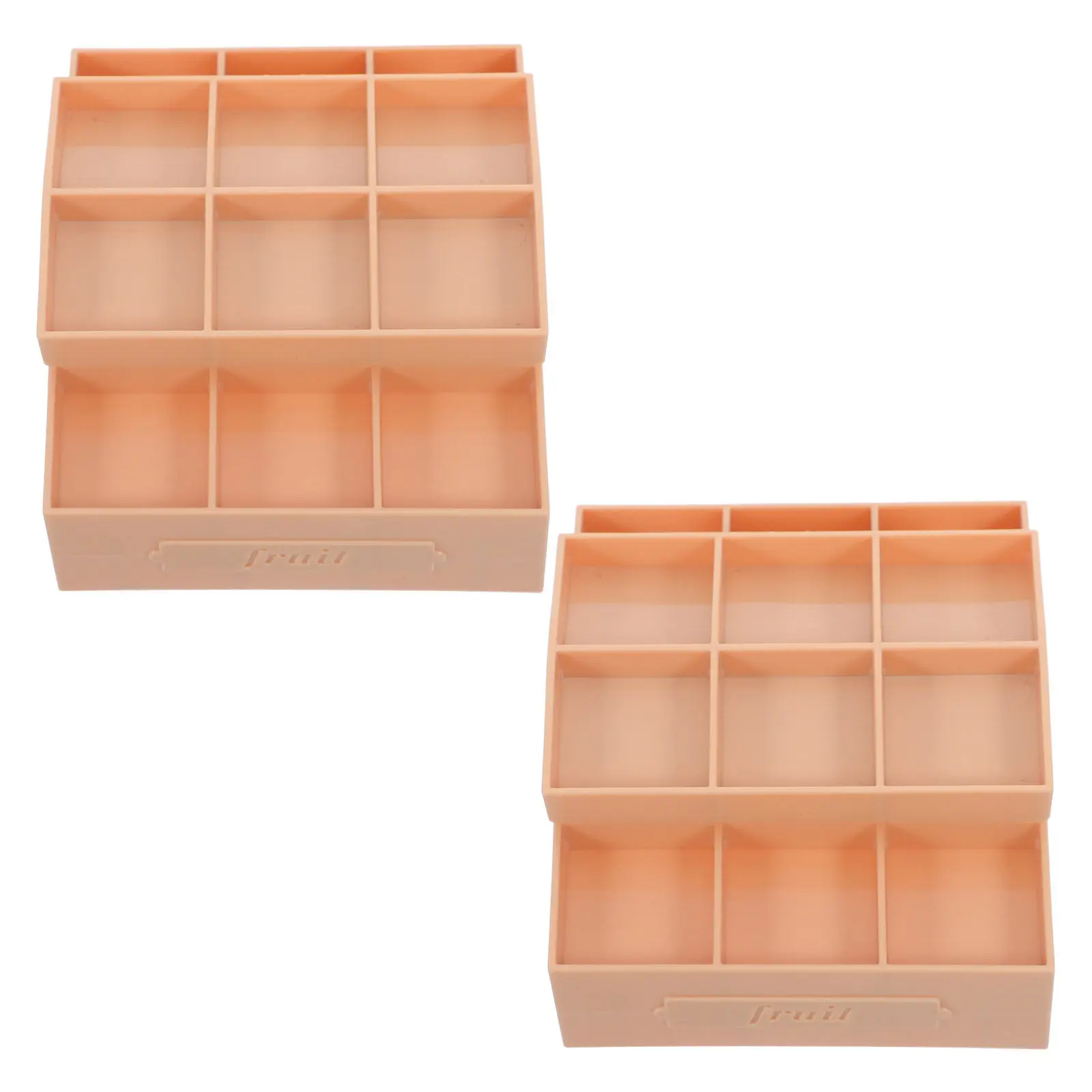 

2Pcs Miniature Fruit Rack Fade Resistant Vibrant Colors Dollhouse Miniature Kitchen Grocery Display Shelf for Collectors