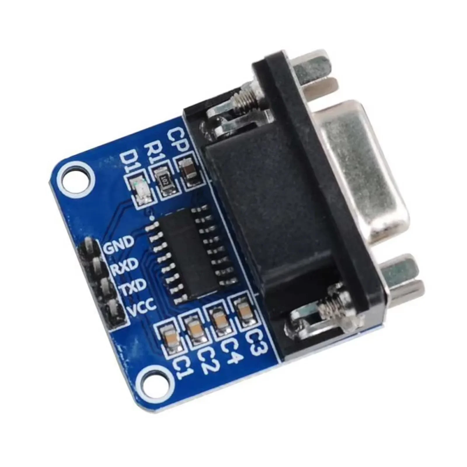 10PCS MAX3232 RS232 to TTL Serial Port Converter Module DB9 Connector for STC STM32 NXP