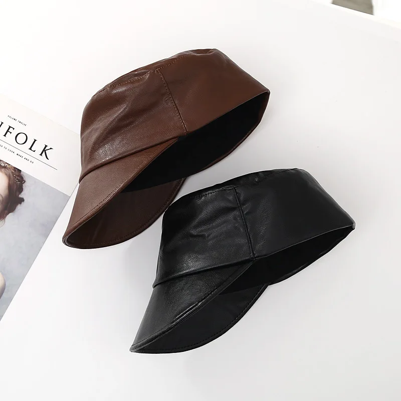 Korean Pu Flat Top … - image