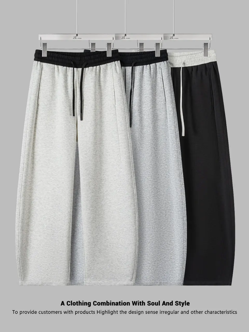 

Удобные дышащие мужские весенние повседневные брюки с эластичной резинкой на талии, прямые брюки с цветными вставками для повседневной носки, весенний сезон